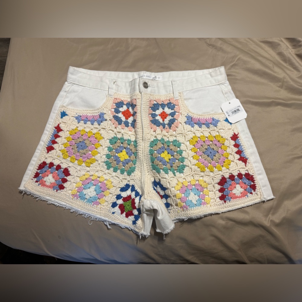 Free people altard state crotchet shorts